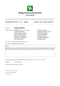 dgr 4664_2015 costi standard personale