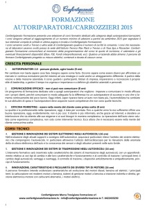 Proposta formativa autoriparatori