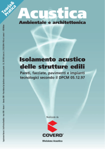 Isolamento acustico delle strutture edili