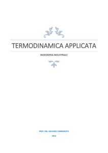 termodinamica applicata - prof. ing. giuliano cammarata