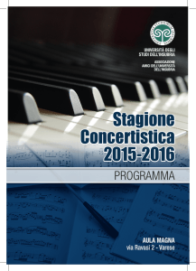 Programma completo A.A. 2015-2016