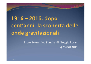 Liceo Scientifico Statale «E. Boggio Lera» 4 Marzo 2016