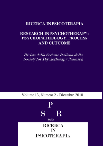 PSR - Society for Psychotherapy Research