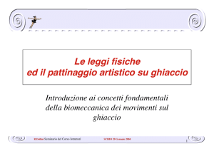 Le leggi fisiche ed il pattinaggio artistico su ghiaccio