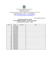 Scuola Secondaria di I Grado - Corso SPAGNOLO