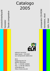 Catalogo 2005 - ECA Electronic