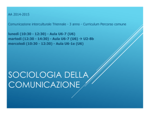 AA_2014-2015_Sociologia della Comunicazione (trasparenze