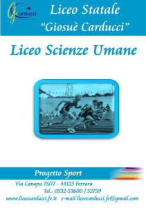 Progetto Sport - Liceo Statale Carducci