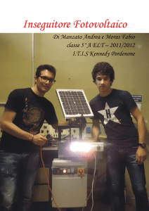 Inseguitore Fotovoltaico