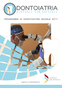 Odontoiatria sociale - Ospedale San Raffaele