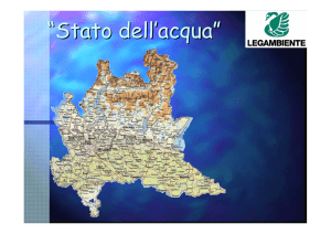 stato delle acque in Lombardia