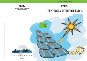 l`energia fotovoltaica - ENEA - Agenzia nazionale per le nuove