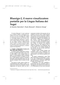 Bluesign-2, il nuovo visualizzatore portatile per la Lingua Italiana dei