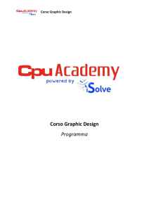 Corso Graphic Design Programma