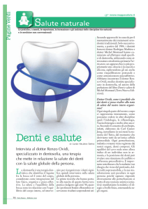 Denti e salute - Associazione Italiana Dentosofia