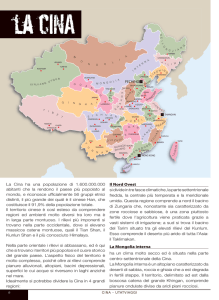 La Cina ha una popolazione di 1.600.000.000 abitanti