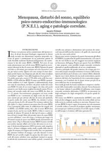 Menopausa, disturbi del sonno, squilibrio psico-neuro