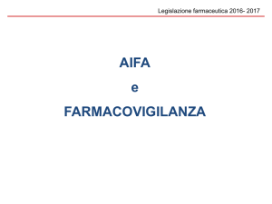 AIFA e Farmacovigilanza File