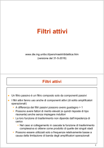 Filtri attivi