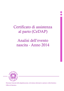 Certificato di assistenza al parto