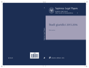 Studi giuridici 2015-2016