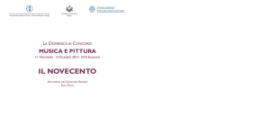 il novecento - Conservatorio Rovigo
