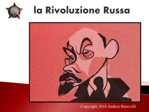 10. La rivoluzione russa - Sito dei docenti di Unife