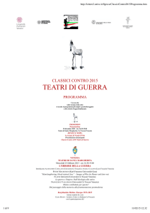 TEATRI DI GUERRA