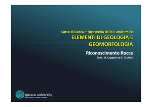 elementi di geologia e geomorfologia elementi di geologia e