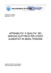 1°pag TESI - Impianti Elettrici