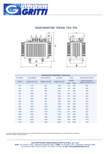 abdc trasformatore trifase tipo tpn - Elettrotecnica Industriale Gritti