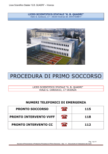 procedura di primo soccorso