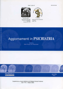 Aggiornamenti in Psichiatria 2002 - ISC
