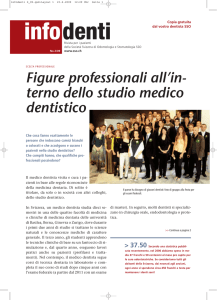 Figure professionali all`in- terno dello studio medico dentistico