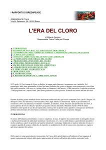 l`era del cloro - Greenpeace Italia
