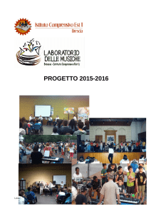 progetto 2015-2016 - Istituto Comprensivo Est 1