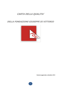 Carta Qualità Fondazione Di Vittorio
