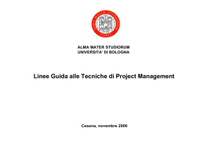 Linee Guida alle Tecniche di Project Management