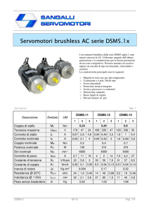 Servomotori brushless AC serie DSM5.1x