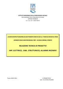relazione tecnica di progetto imp. elettrico, cabl. strutturato