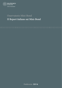 Secondo Report Italiano sui Mini-Bond