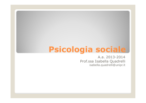 Psicologia sociale