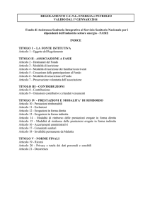 REGOLAMENTO CCNL ENERGIA e PETROLIO VALIDO DAL