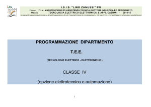 TEE IV elettrici - ISIS "Lino Zanussi"