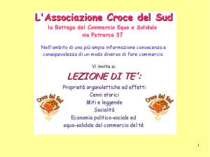 Il tè - Croce del Sud