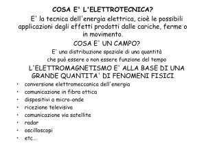 COSA E` L`ELETTROTECNICA? E` la tecnica dell`energia elettrica