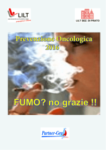 FUMO? no grazie - Lega Tumori Prato