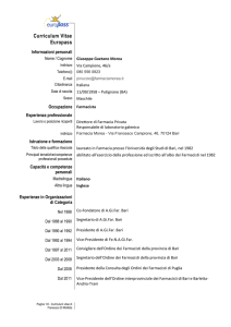 Visualizza Curriculum