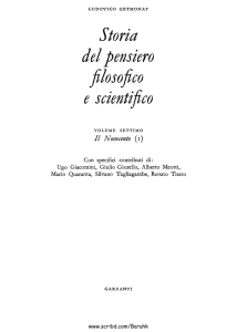 Storia del pensiero filosofico e scientifico