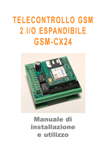 GSM-CX24-R4 Manuale